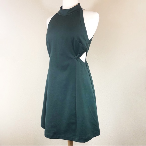 BCBGeneration Dresses & Skirts - BCBG generation Forest green cutout dress